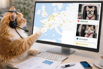 Acompanhamento de viagens de pets