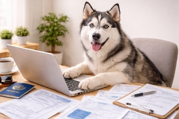 Assessorial documental para viagens de pets ao exterior