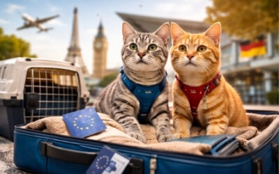 Vai mudar para a Europa? Conheça as regras para levar seu cão ou gato